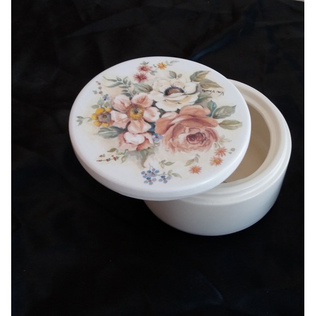 Scatola tonda grande in ceramica via veneto